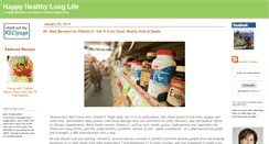 Desktop Screenshot of happyhealthylonglife.com